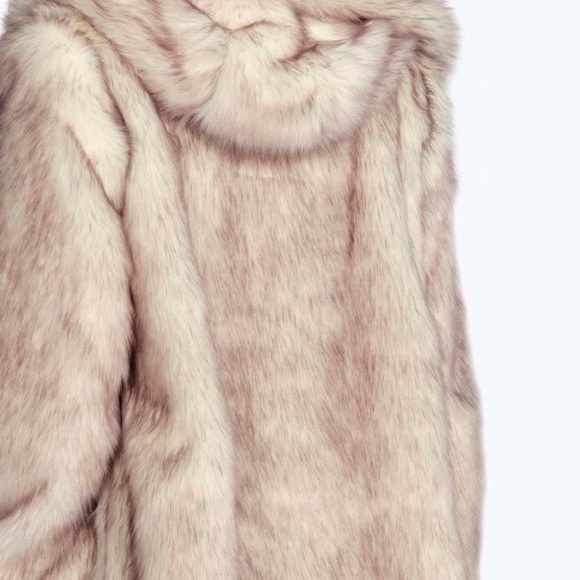 Faux Fur Hooded Coat - Picture 4 of 4